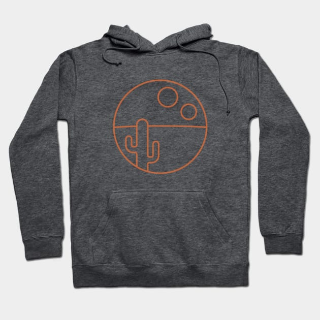 Camp Tatooine (Orange) Hoodie by Third Unit